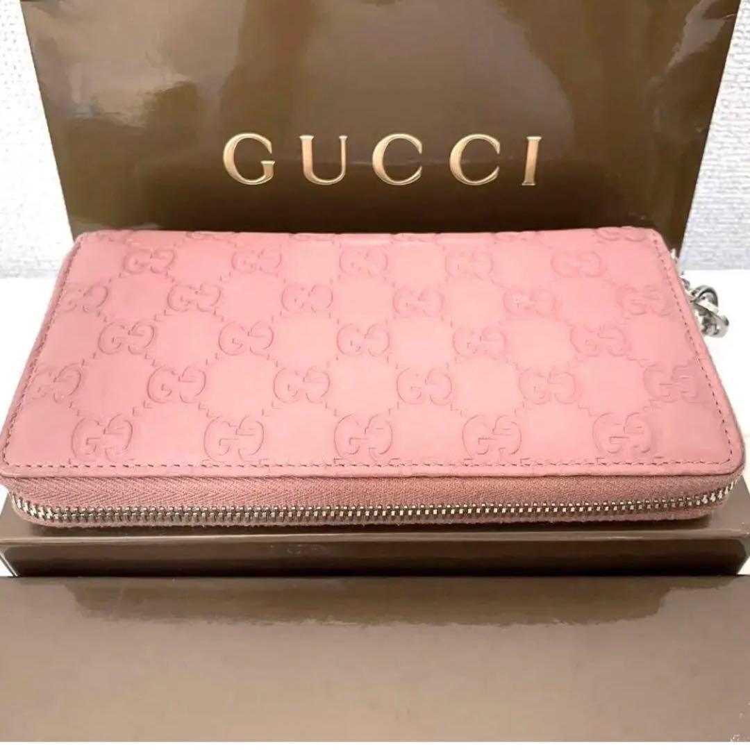 【美品・箱付】GUCCI グッチ長財布 GGTWINS GGツインズ ロゴ