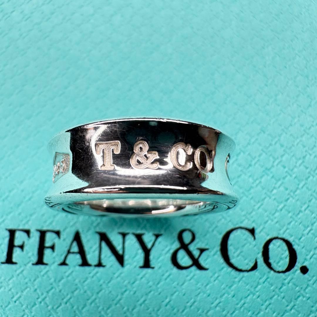 【美品】約8号 ティファニー Tiffany ナロー 1837 リングSV925