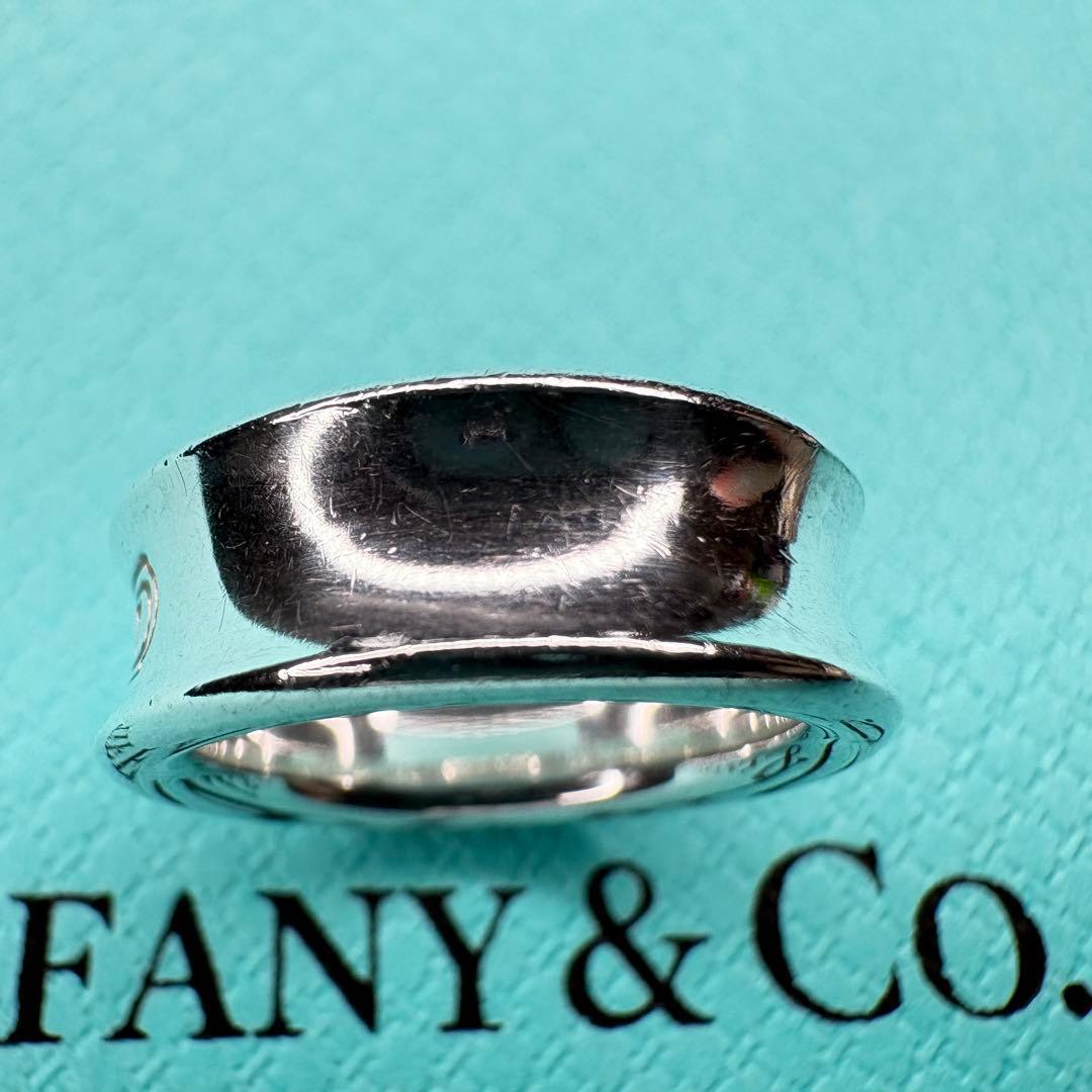 【美品】約8号 ティファニー Tiffany ナロー 1837 リングSV925