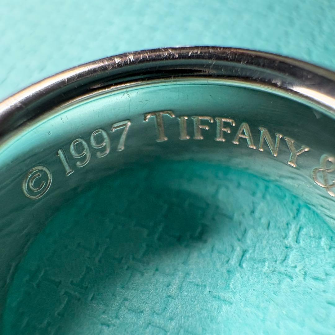 【美品】約8号 ティファニー Tiffany ナロー 1837 リングSV925