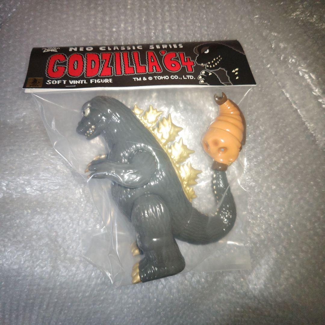 ネオプレイヤーワン　ゴジラ　64　モスラ　ソフビ　未開封
