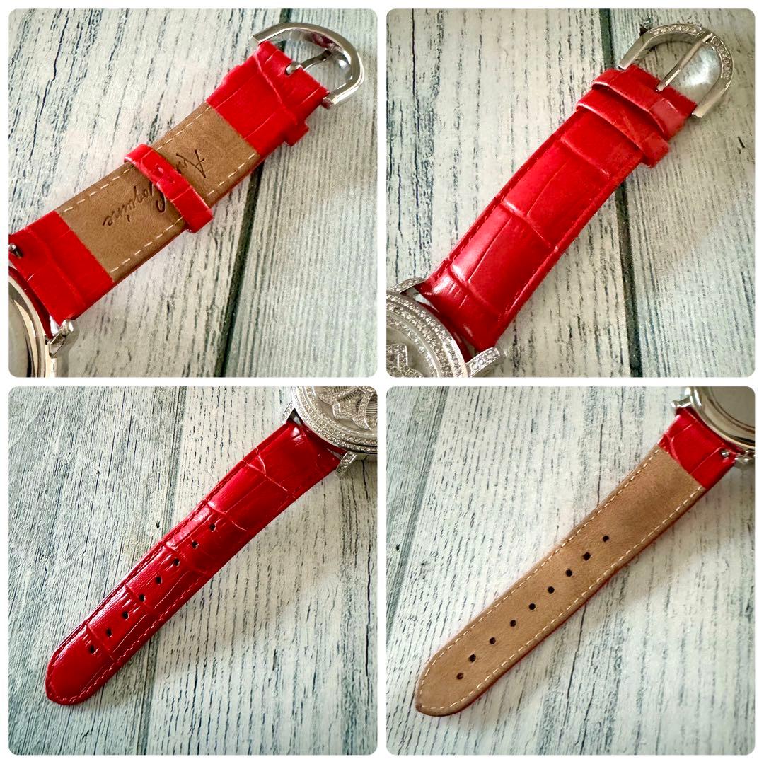 【希少】Anne Coquine 腕時計 46mm アンコキーヌ シルバー