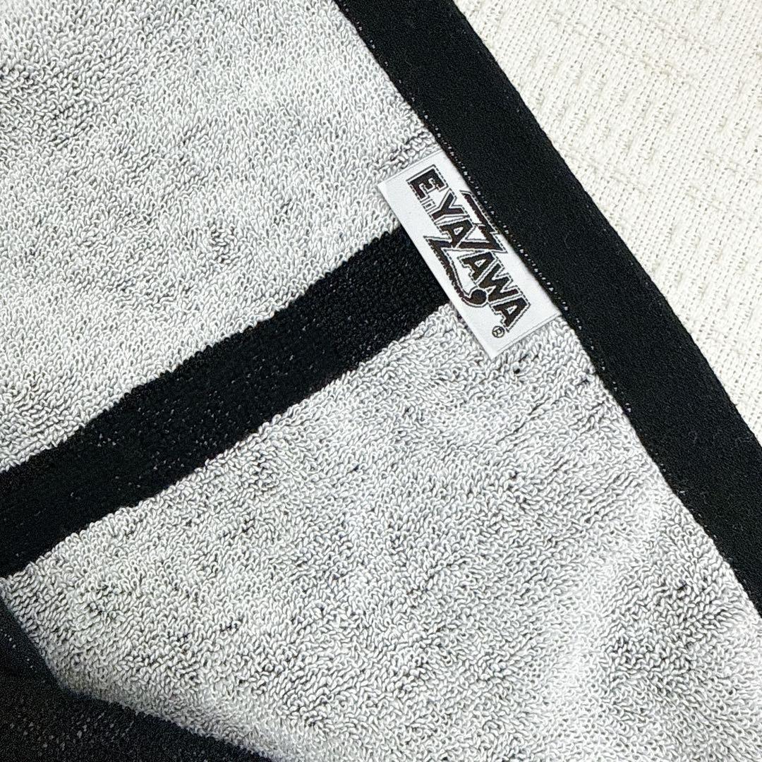 未使用 矢沢永吉 E.YAZAWA ロングタオル 大判 200×140 白黒