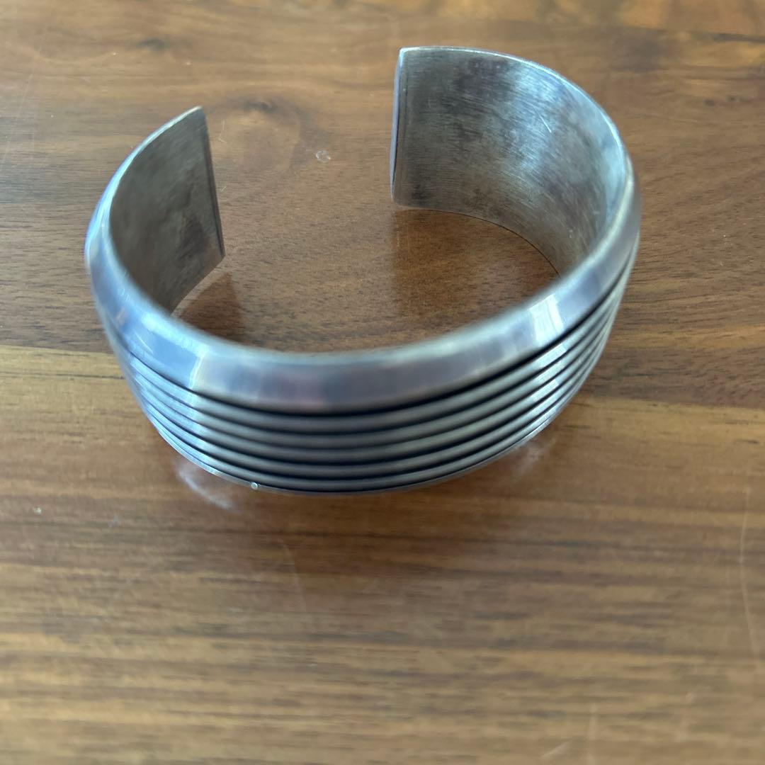 ナバホ族　トムホーク シルバー　バングル