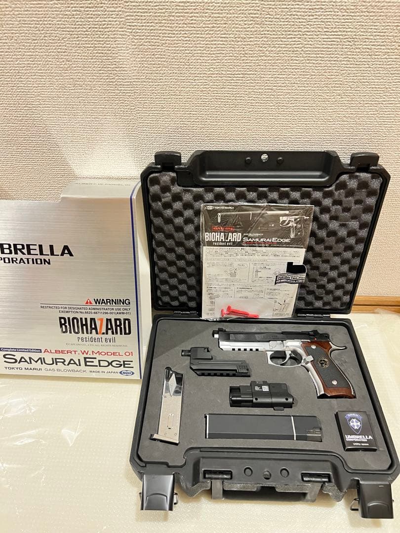sugi　バイオハザード サムライエッジ アルバート .ｗ.モデル01