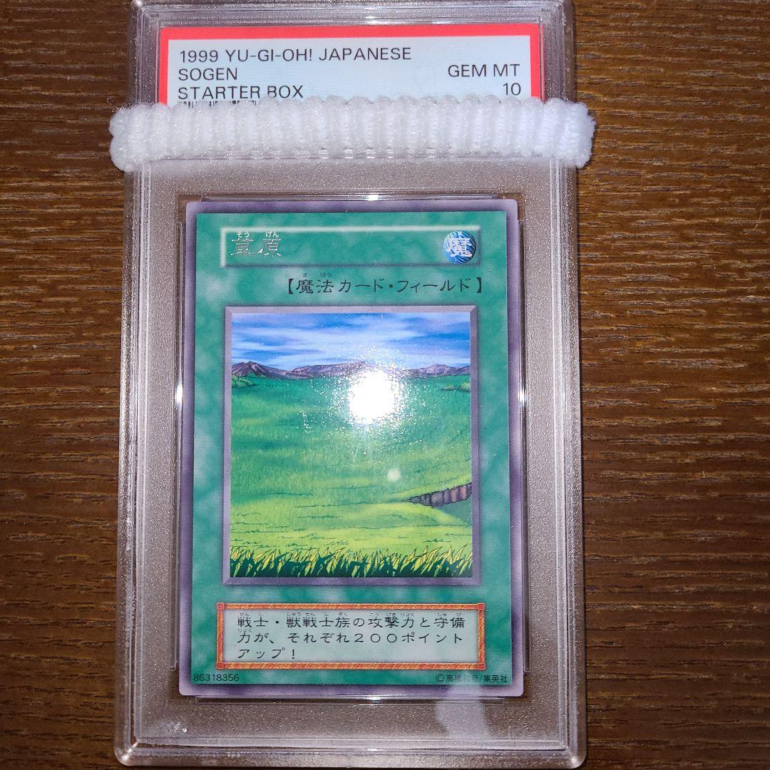 遊戯王　草原　初期レア　PSA10