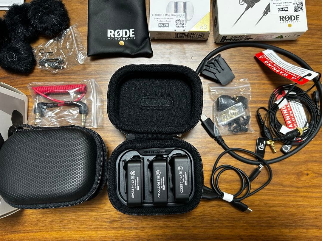 RODE WIRELESS PRO +Lavalier GO×２+ invisi