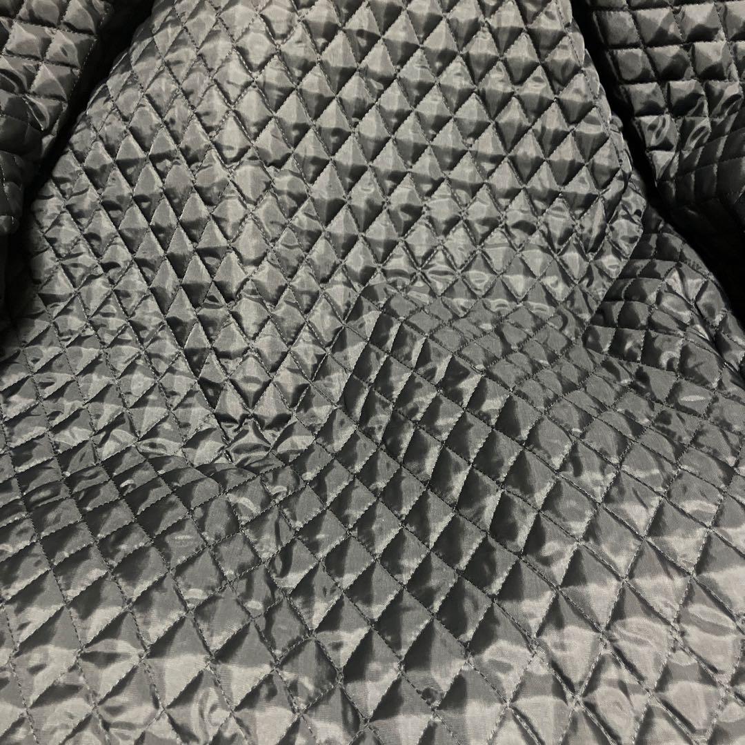 Schott ナイロン製シングルライダースジャケット M 黒