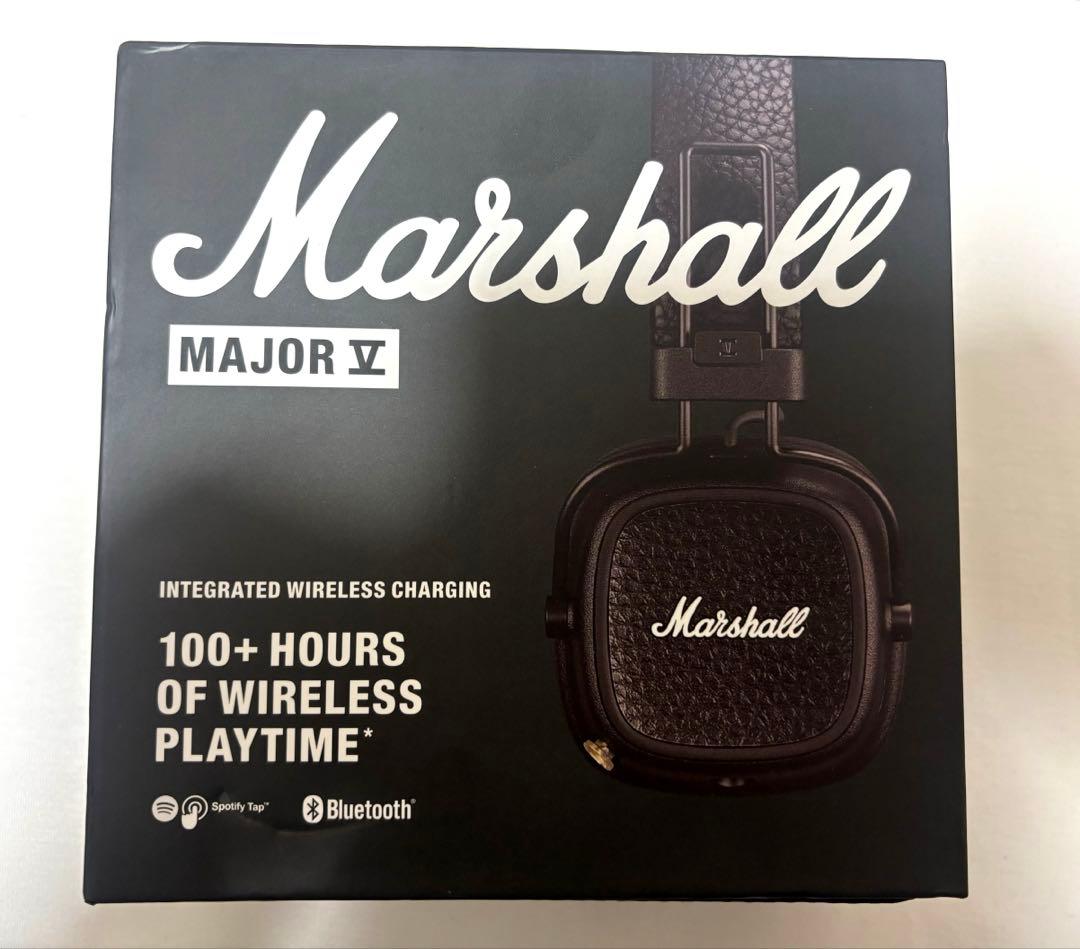 Marshall Major V ワイヤレスヘッドホン ブラウン
