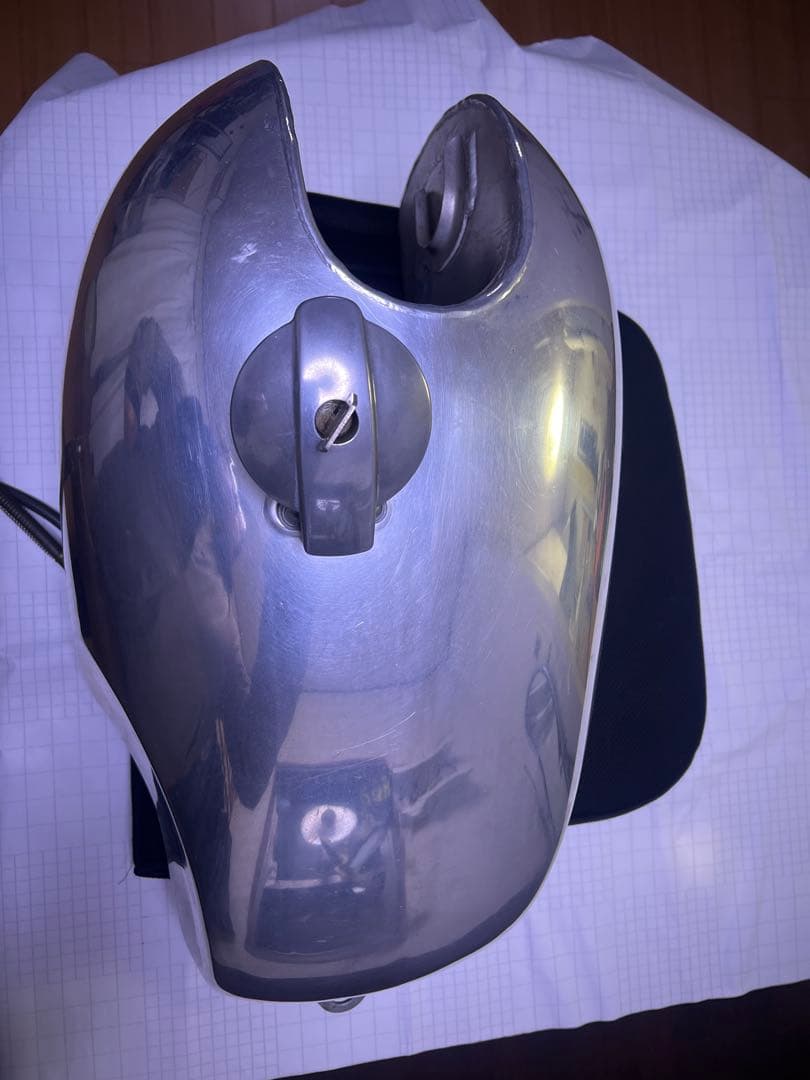 sr400 BSAアルミタンク　デイトナ