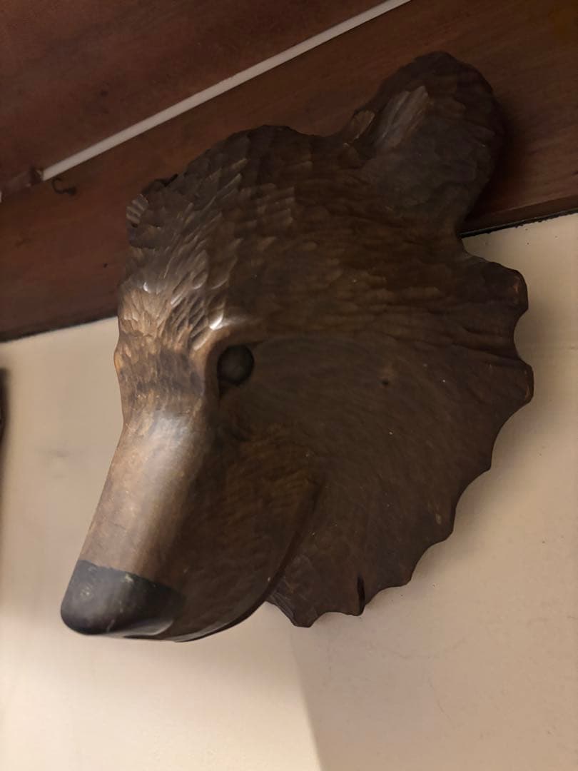 北海道　木彫　熊　1967年頃