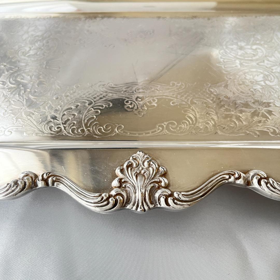 【ギャラリートレー】 ロングタイプ 56cm ハンドル/飾りフット 大型