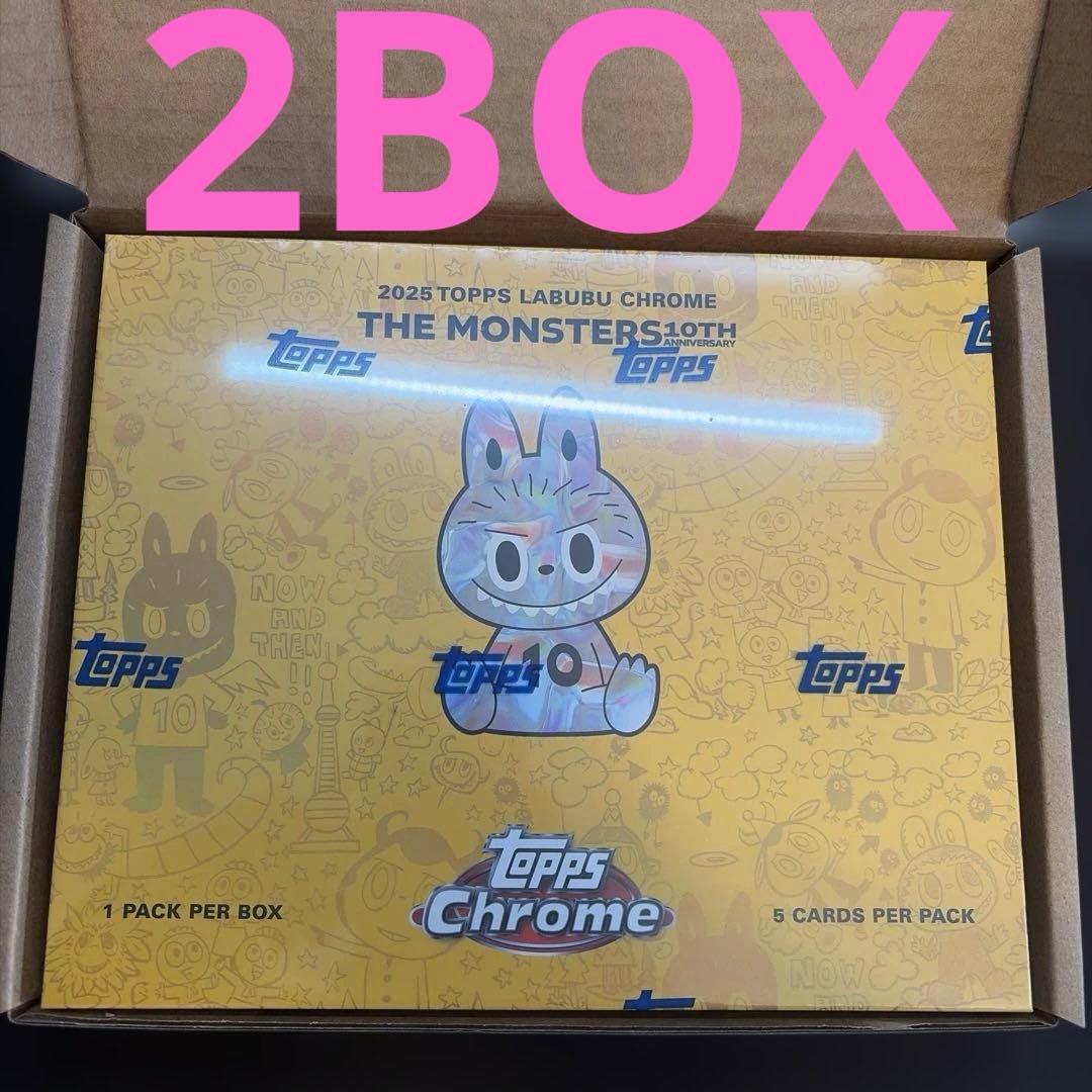 【新品未開封】Topps Chrome 10周年記念ボックス　ラブブ 5BOX
