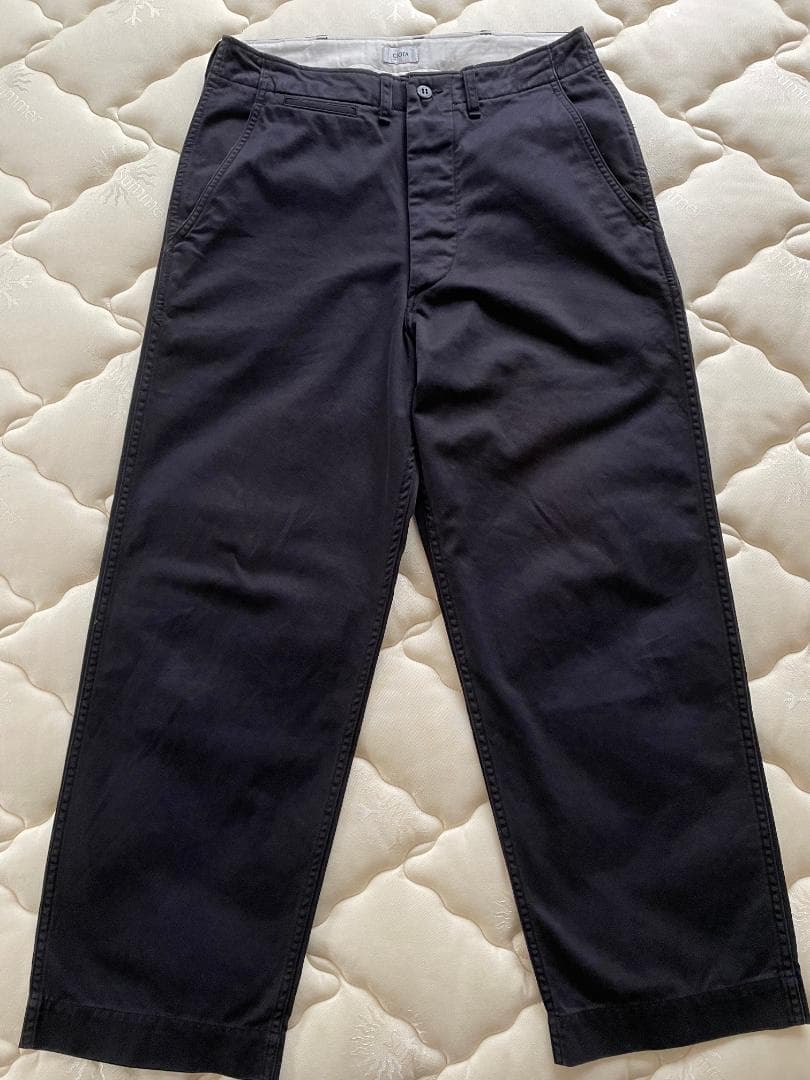 CIOTA スビンコットンウエポンチノパンツ (BLACK) サイズ4