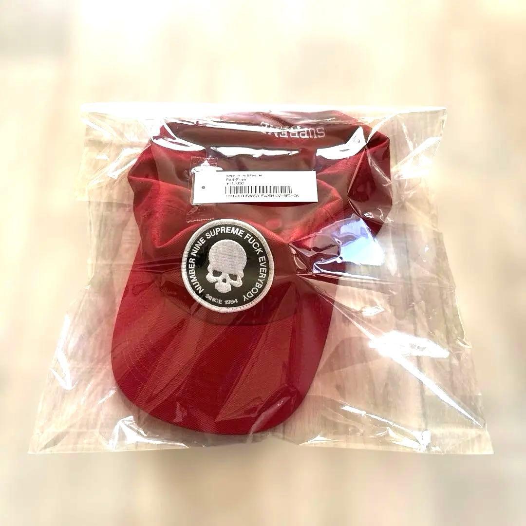 Supreme ナンバーナイン 6-Panel Red タイム期