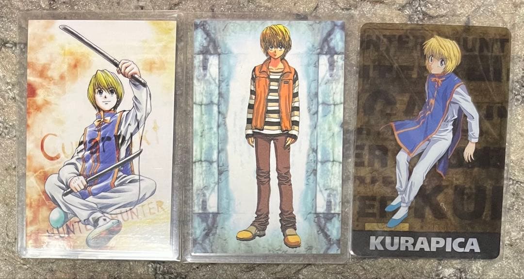 超激レア‼️初期‼️HUNTER×HUNTER ラミネートカード クラピカ 3枚‼️