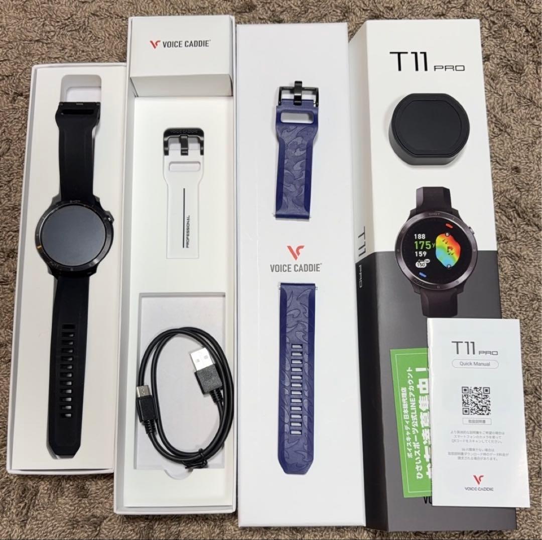【2025年9月購入】 VOICE CADDIE T11 PRO GPSナビ