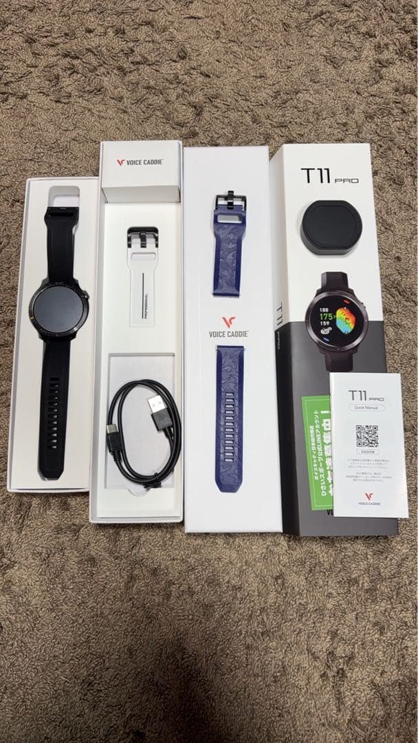 【2025年9月購入】 VOICE CADDIE T11 PRO GPSナビ