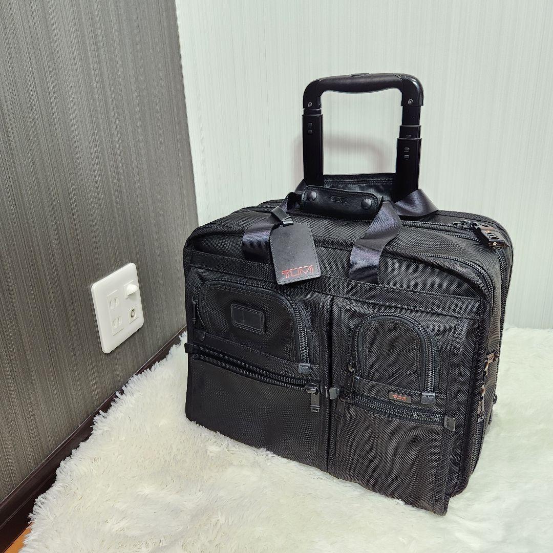 【美品】TUMI ALPHA アルファ キャリー 拡張機能 26103DH