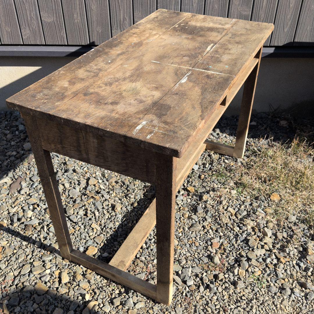 木製 文机 引き出し レトロ家具 アンティーク 学習机