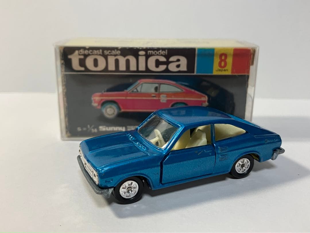 トミカ 黒箱　日産サニークーペGX 日本製　1Eホイール