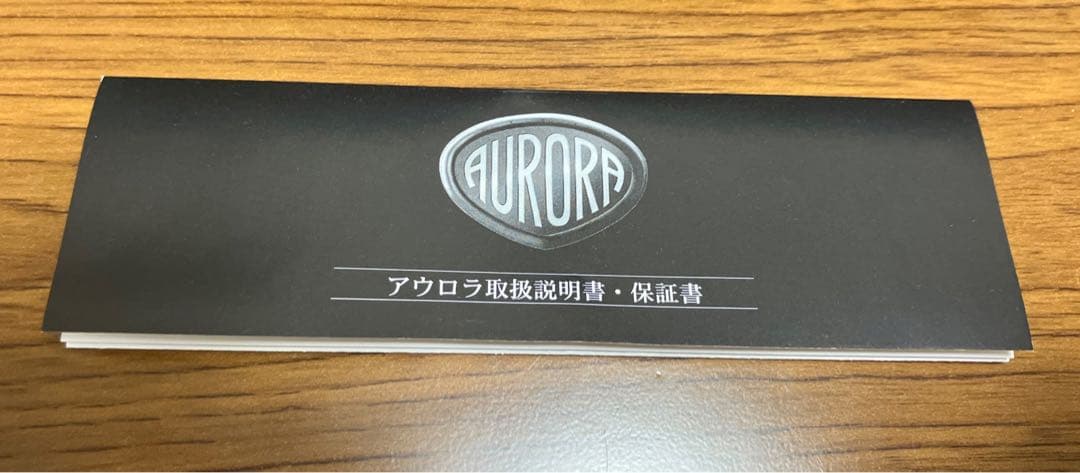 AURORA イプシロン・サテン・ローズゴールド万年筆 ブラック b10-pn