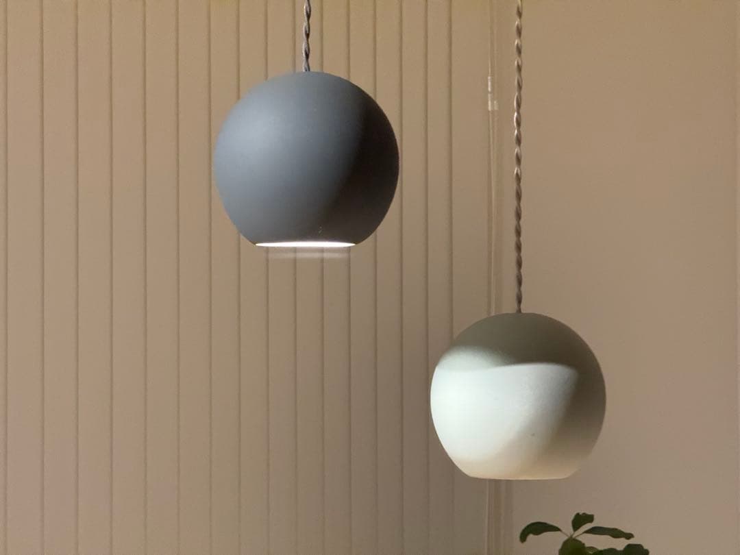 Gelato-pendant(LED電球付属) グレー