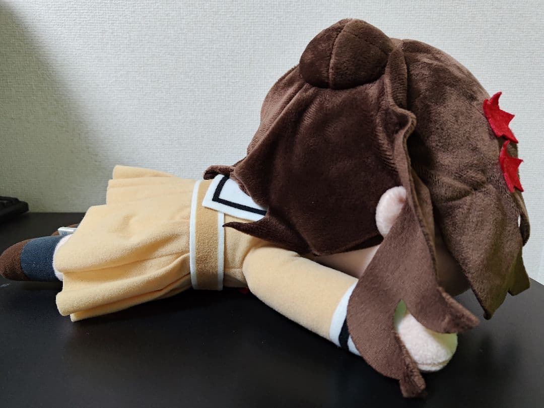 【美品】バンドリ　メガジャンボ寝そべりぬいぐるみ　戸山香澄　ポッピンパーティー