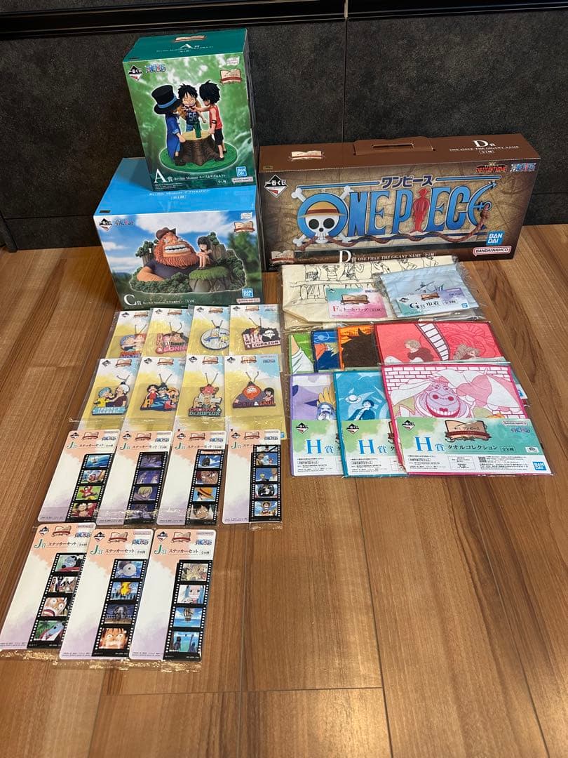 ワンピース　一番くじ　ドラマティックメモリーズ　D賞A賞C賞 下位賞