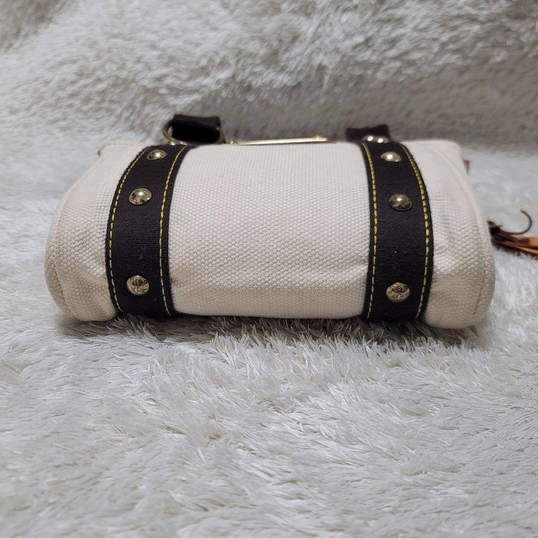 ルイヴィトン アンティグア カバ PM ハンドバッグ ホワイト ブラウン