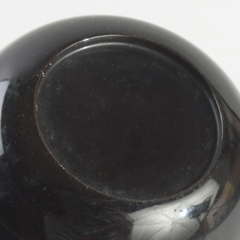 茶道具　加賀蒔絵師　志田伯峰作　鼓蒔絵　中棗　共箱　V　9519