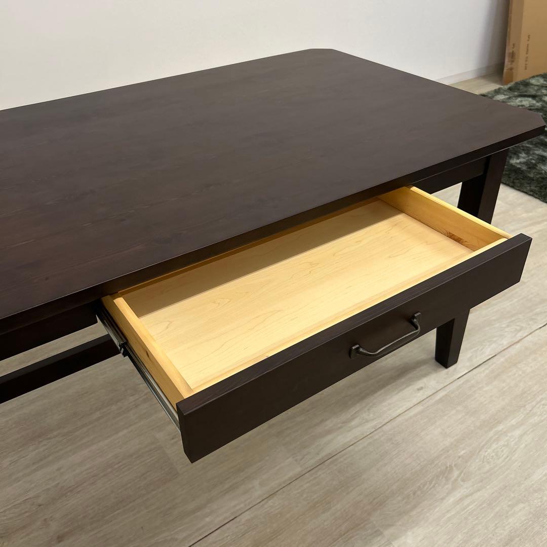 展示品・アウトレット★カントリー調ダイニングテーブル 食卓 北欧スタイル 無垢