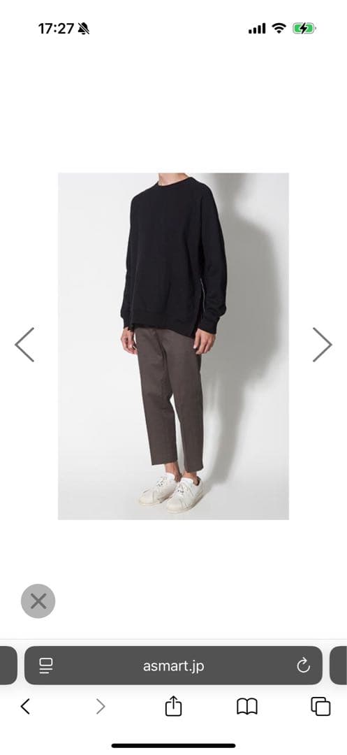 【新品】Perfume Closet SIDE PLEATS PULLOVER