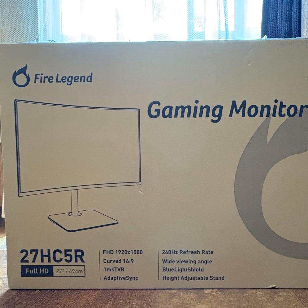 AOPEN 27HC5RZbmiiphx 240hz 27インチ湾曲モニター