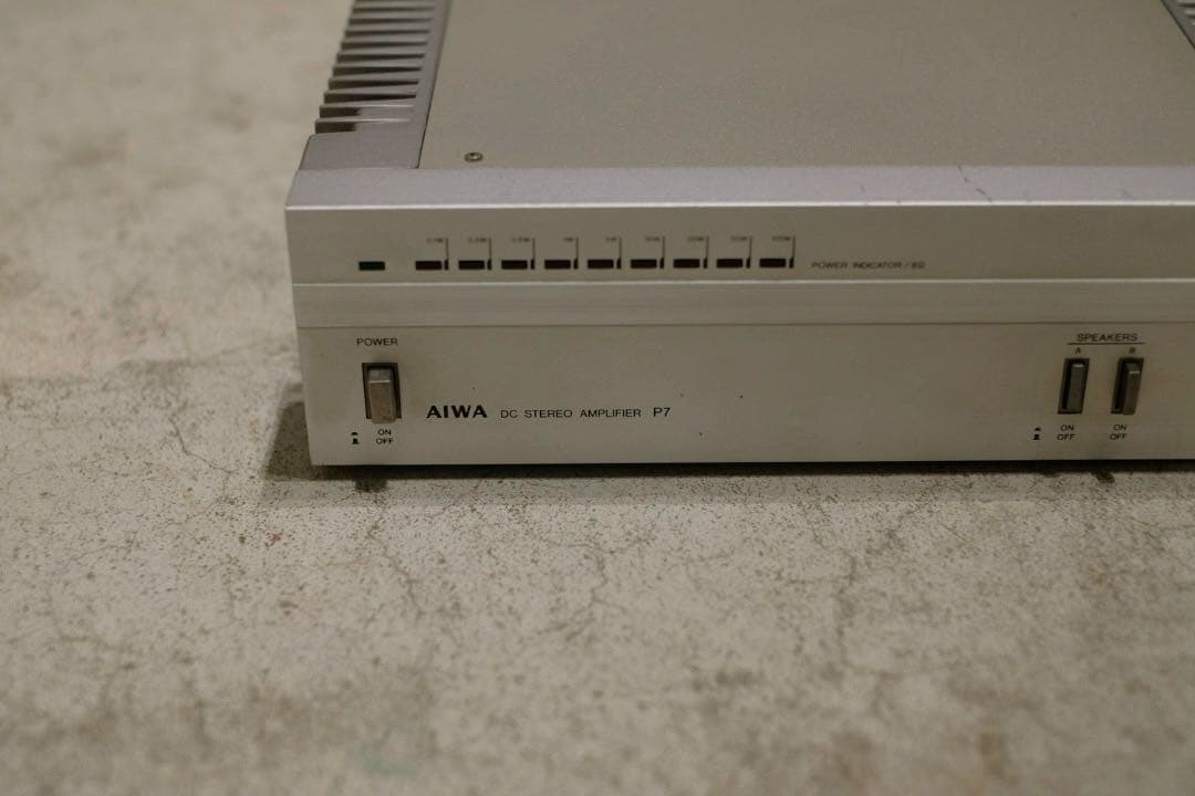 名機 AIWA パワーアンプ S-P7 動作品 ヴィンテージ