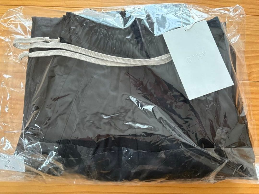 【新品未使用】CTHY ワイドサルエルアンクルパンツ ブラック　サイズ3