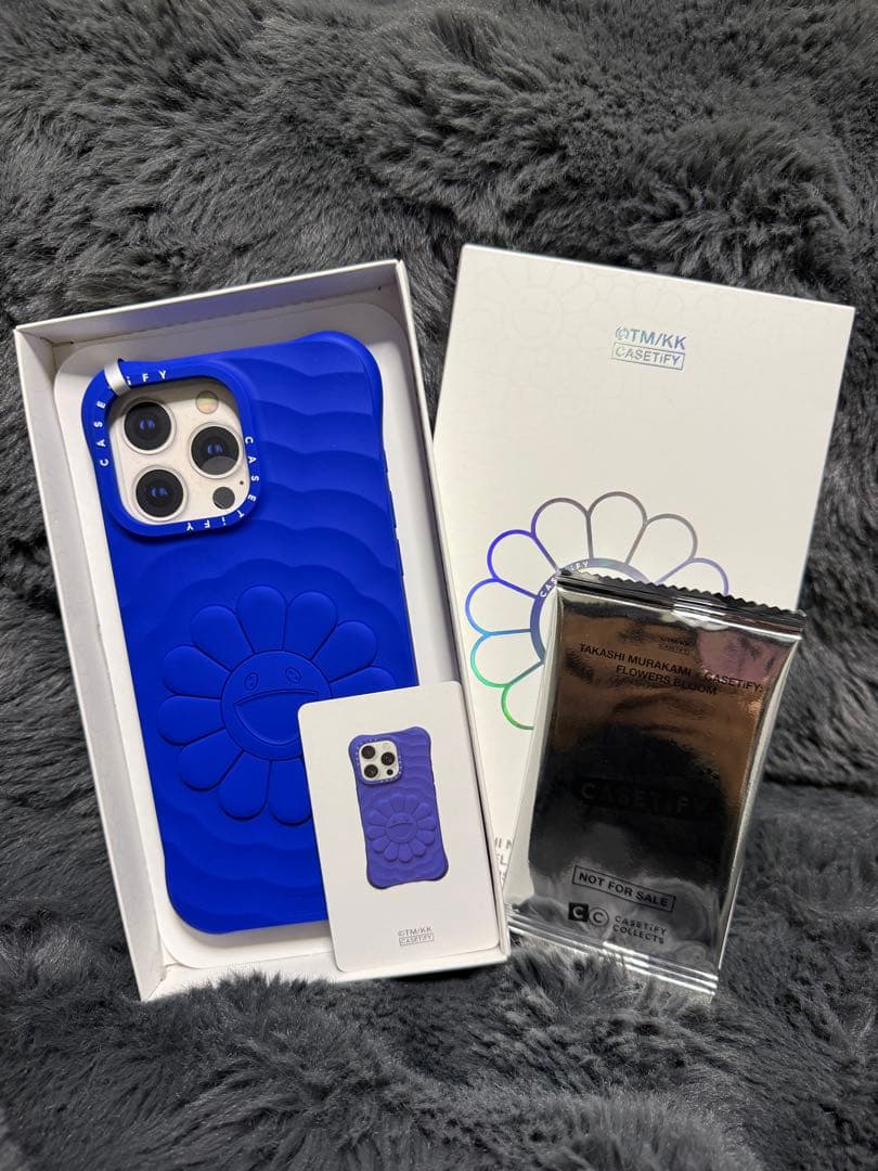 新品【村上隆X CASETiFY】 FLOWERSBLOOM ブルー