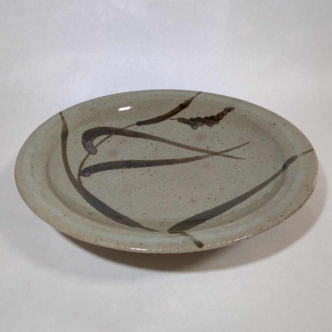 中里太郎右衛門窯 絵唐津皿 唐津焼 直径25cm 大皿 美品