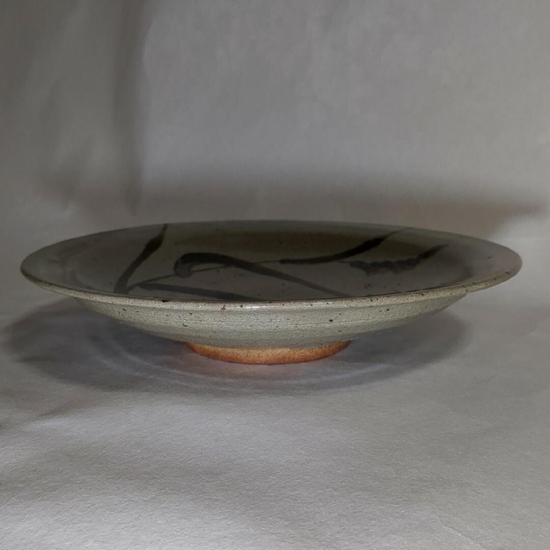 中里太郎右衛門窯 絵唐津皿 唐津焼 直径25cm 大皿 美品