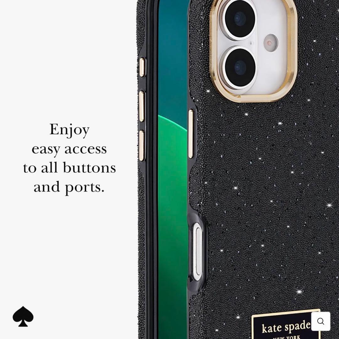 ケイトスペード Crystal Pave iPhone17ケース