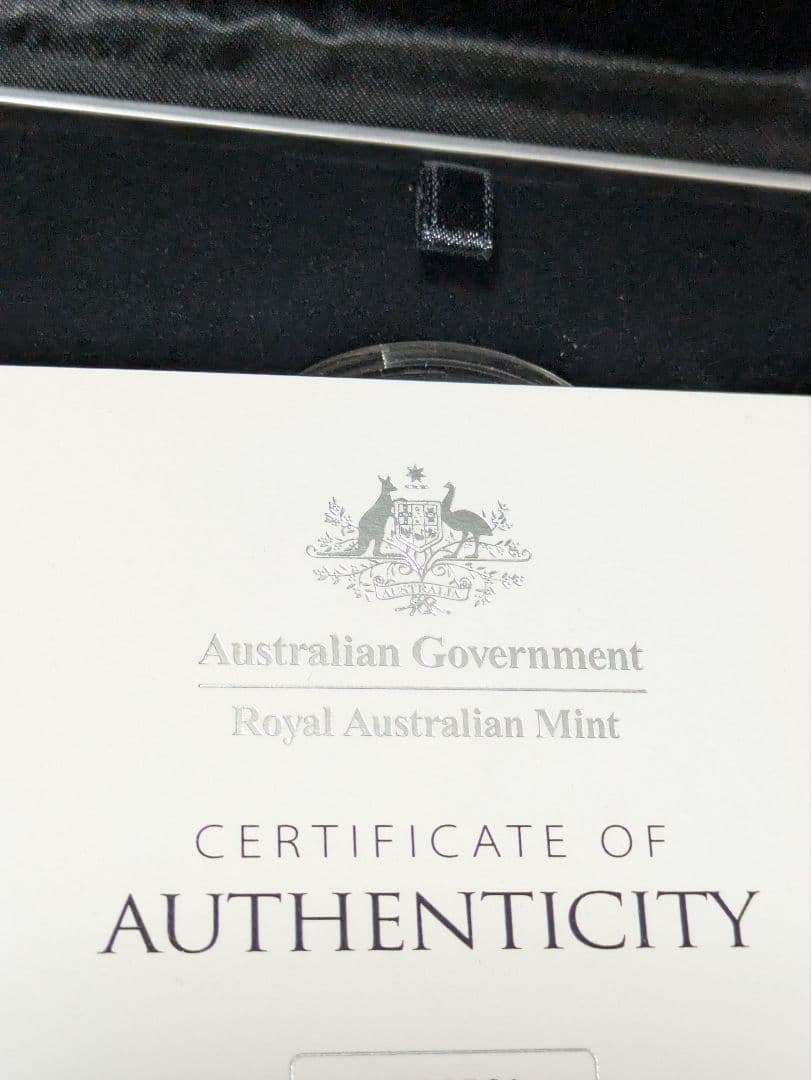 オーストラリア絶滅危惧動物純銀１オンス2セット
