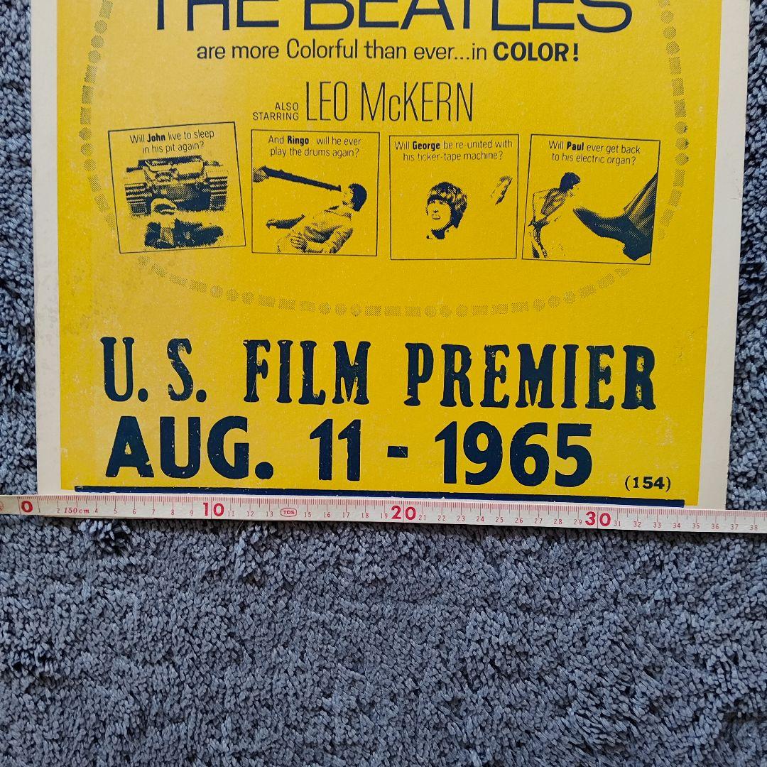 超希少 HELP! THE BEATLES ポスター（当時物）