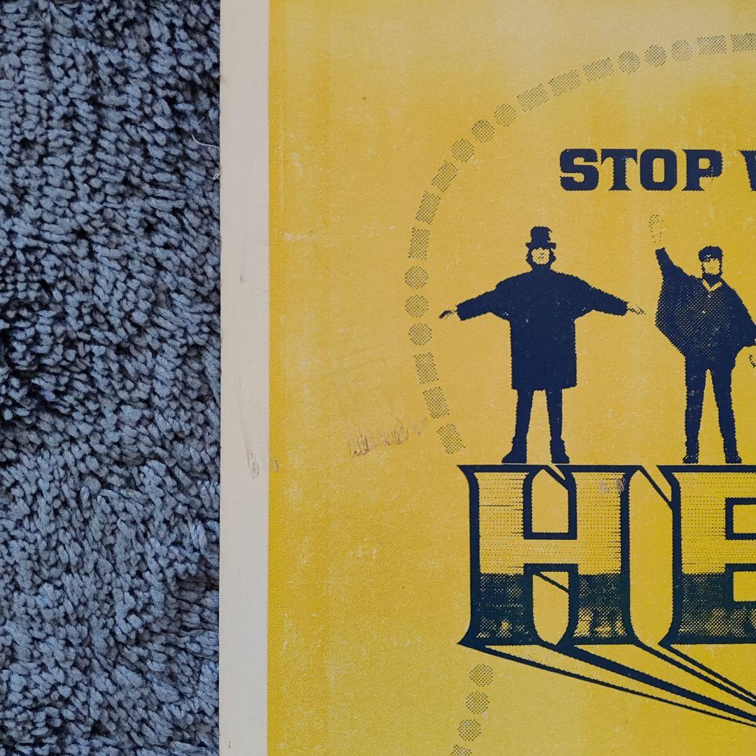 超希少 HELP! THE BEATLES ポスター（当時物）