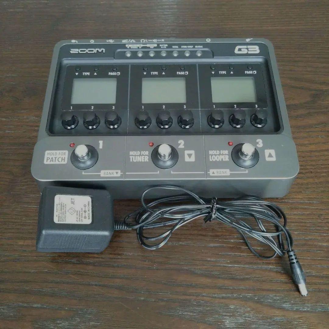 ZOOM G3エフェクター 　ACアダプター付