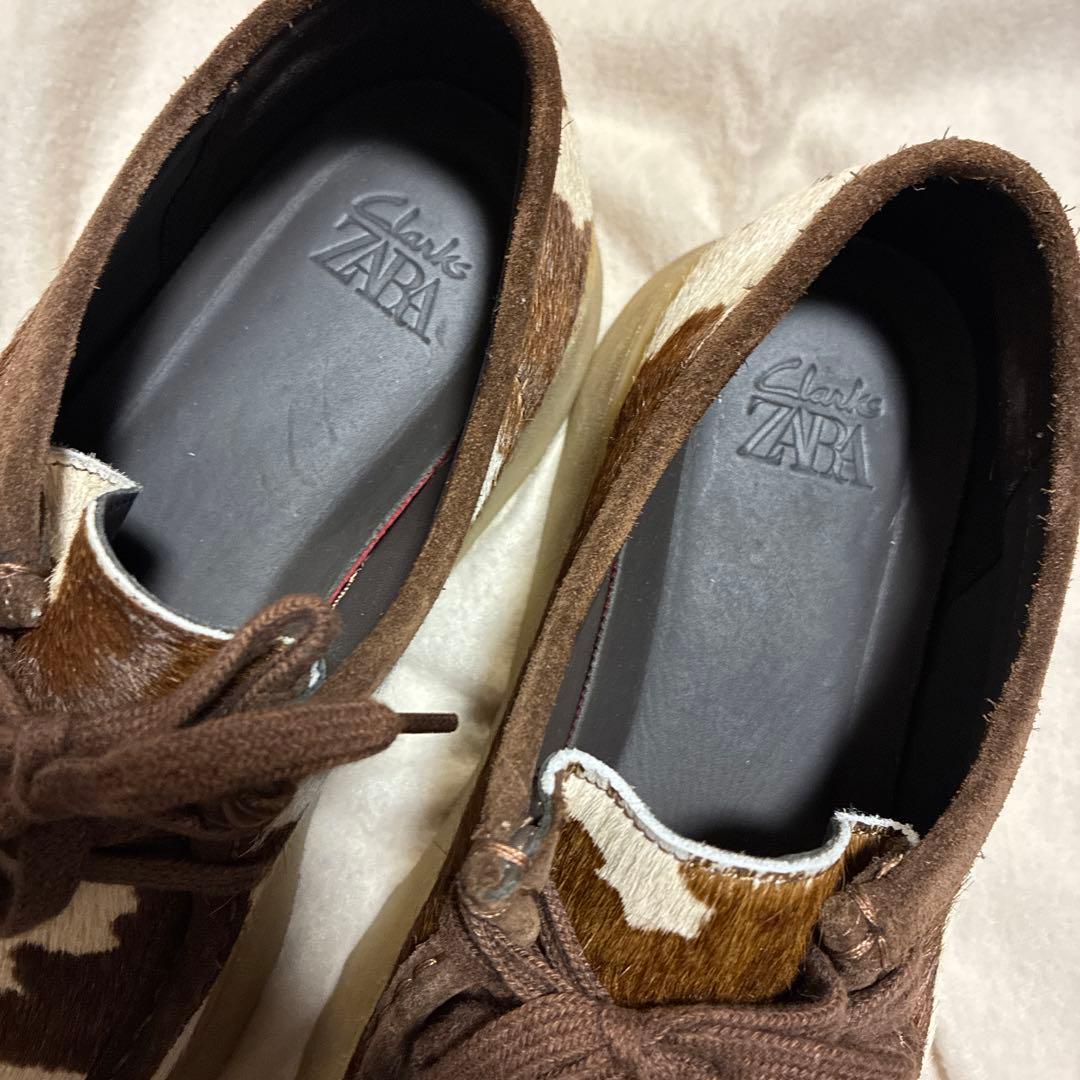 里*美様 ZARA × Clarks コラボ　ハラコ　ワラビー 43