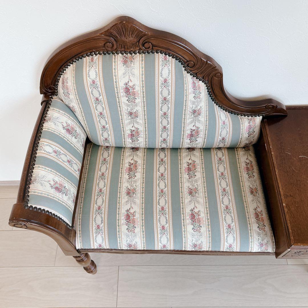 アンティーク テレフォンチェア ヴィンテージ イタリア テレフォンベンチ