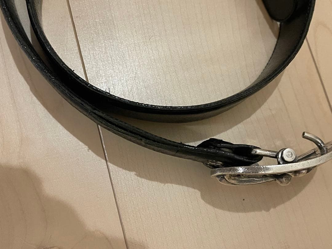 原本無修正クロムハーツクラシックオーバルクロスバックル＋ベルトストラップ(オマケ