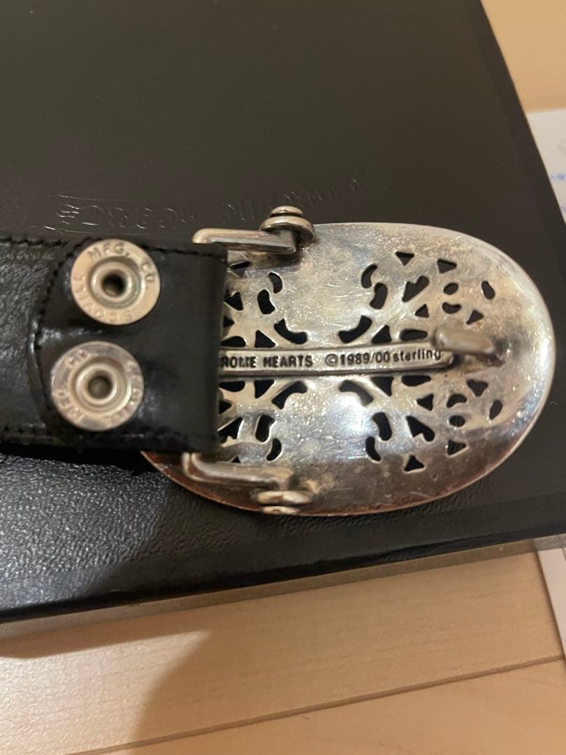 原本無修正クロムハーツクラシックオーバルクロスバックル＋ベルトストラップ(オマケ