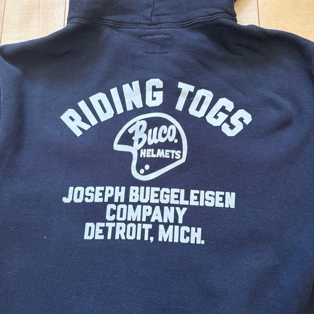 リアルマッコイズ BUCO フルジップパーカー 黒 Lサイズ