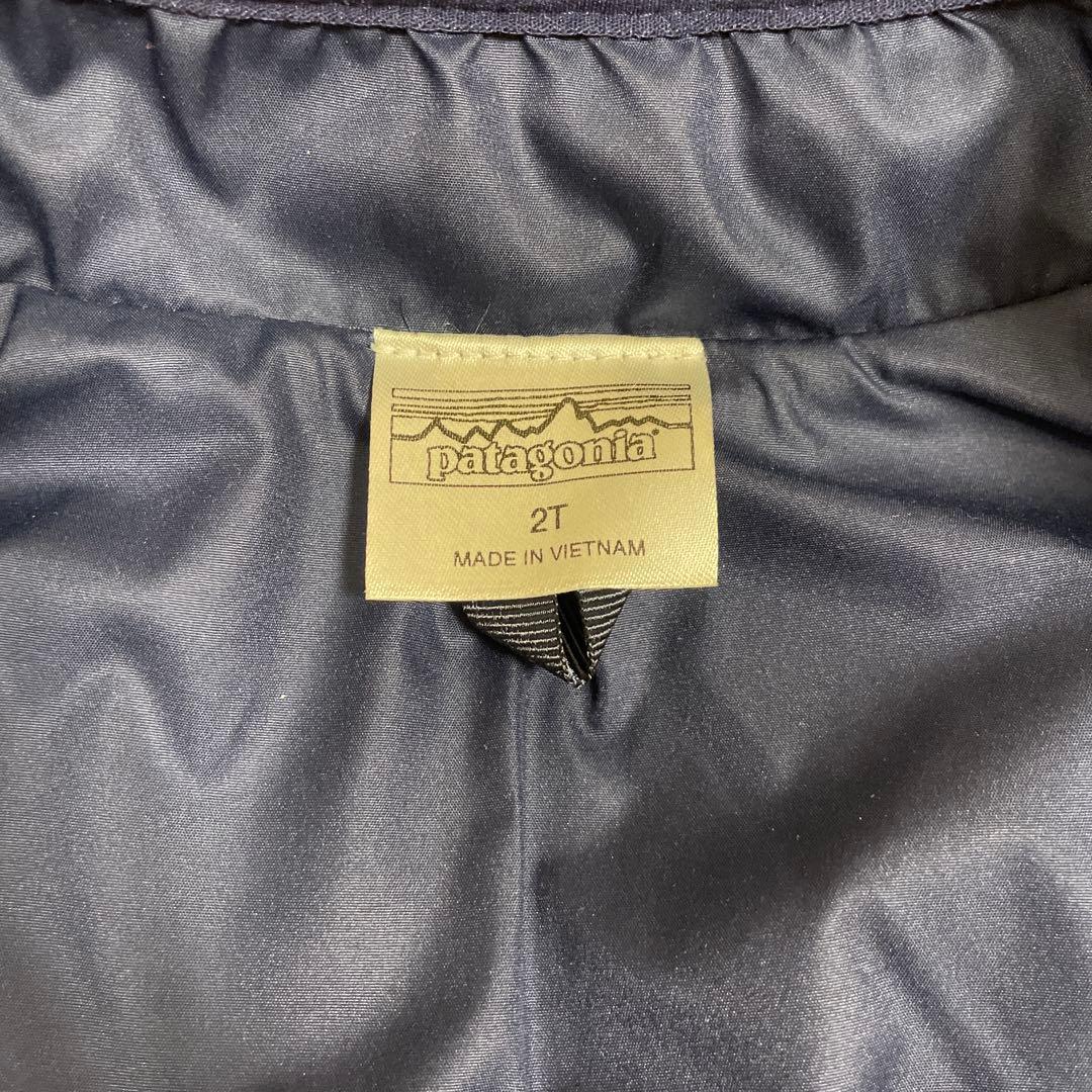 patagonia 90cm ベビー ベスト ナチュラル/ネイビー　未使用